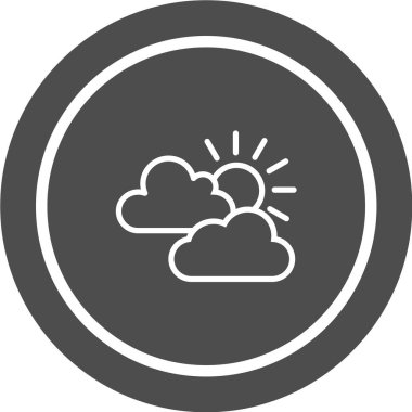 hava simgesi tasarımı, vektör illüstrasyon eps10 grafiği