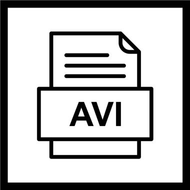 dosya biçimi simgesi, vektör illüstrasyonu