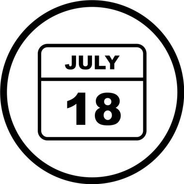 Takvim simgesi tasarımı, vektör illüstrasyonu