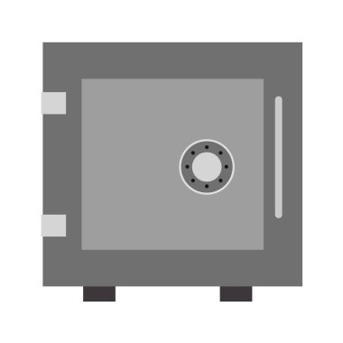 Güvenli ikon. vektör illüstrasyonu