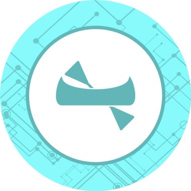 Kağıt simgesinin vektör illüstrasyonu