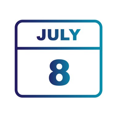 Takvim simgesi tasarımı, vektör illüstrasyonu