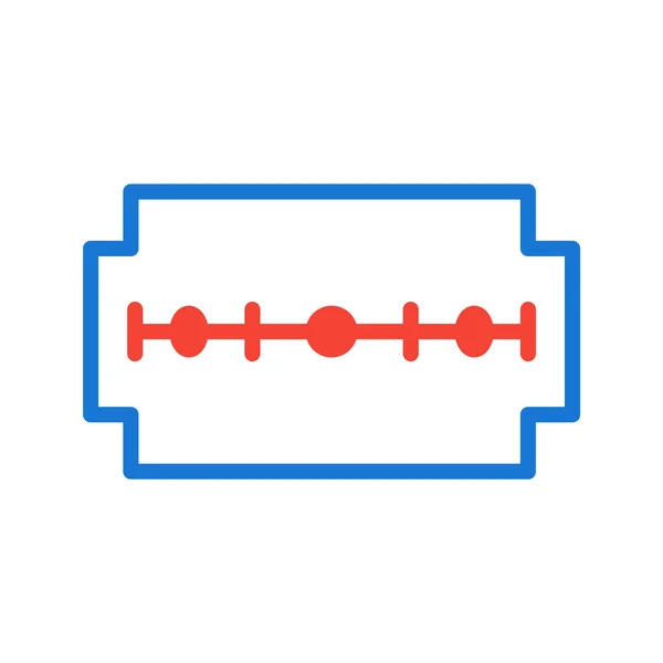 Blade Ikonen Trendig Stil Isolerad Bakgrund — Stock vektor