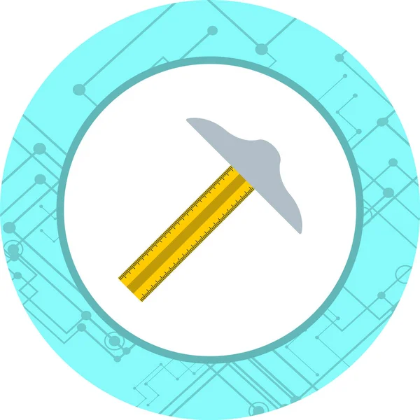 Ícone Ferramenta Elaboração Estilo Moderno Isolado Fundo — Vetor de Stock