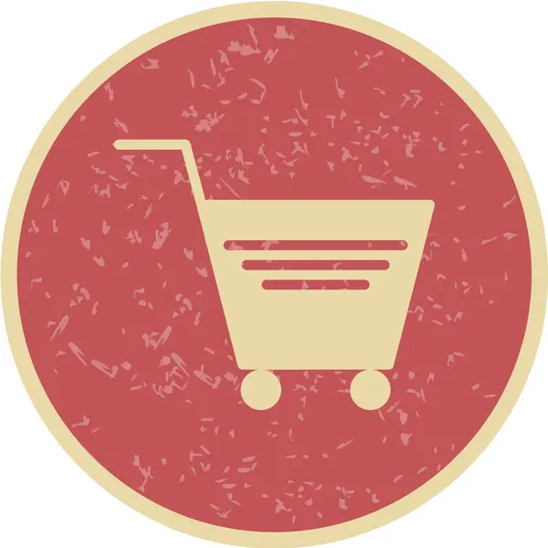 Ilustración Vectorial Del Carrito Compras — Vector de stock