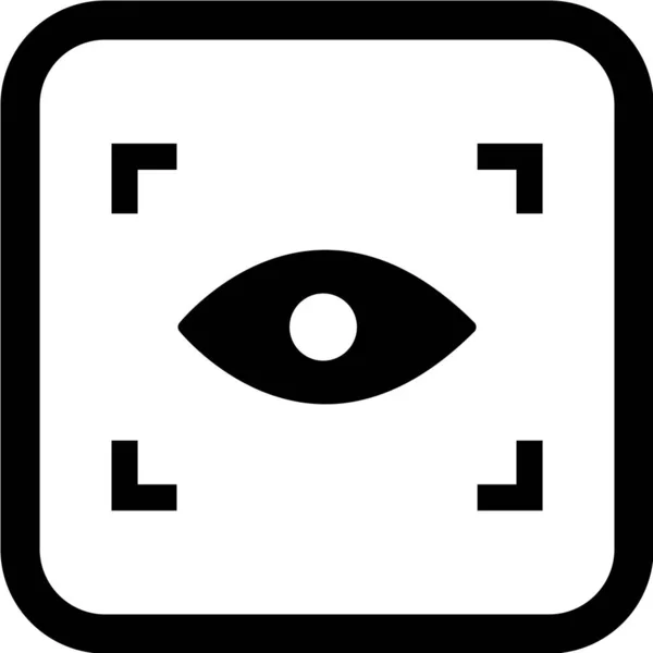 Иконка Вектора Глаз Информации — стоковый вектор