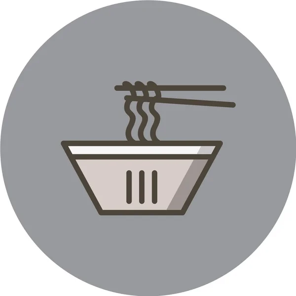 Essen Und Trinken Web Icon Vektor Illustration — Stockvektor