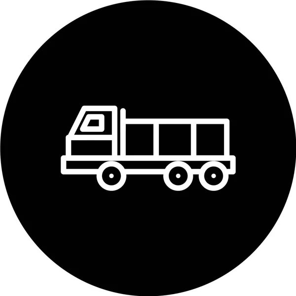 Ícone Transporte Ilustração Vetorial — Vetor de Stock