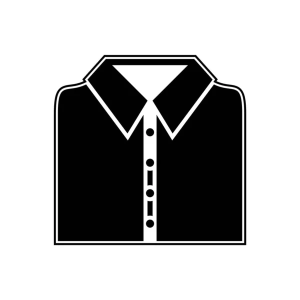 Camisa Escolar Ícone Estilo Moderno Isolado Fundo —  Vetores de Stock