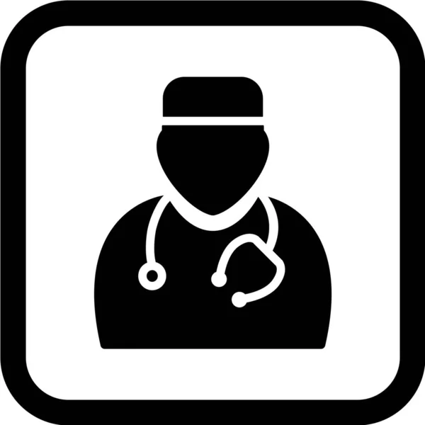 Doctor Icon Vector Illustratie — Stockvector