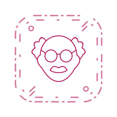 yüz maskesi simgesi, vektör illüstrasyonu