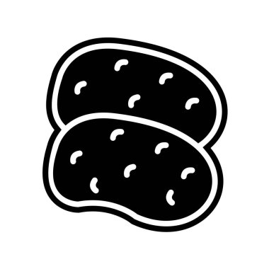 Gıda Web ikonu vektör illüstrasyonu 