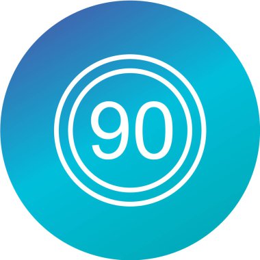 Yol simgesi, vektör illüstrasyonu