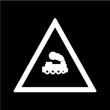 Yol simgesi, vektör illüstrasyonu