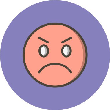 Gülümseme simgesi, vektör illüstrasyonu