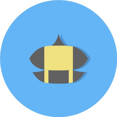 minimalist vektör illüstrasyonu, uygulama simgesi