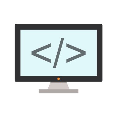 bilgisayar simgesi vektör illüstrasyonu