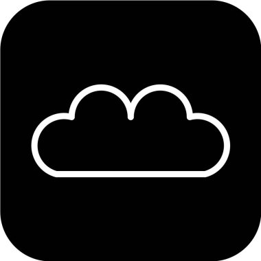 bulut vektör illüstrasyonu 