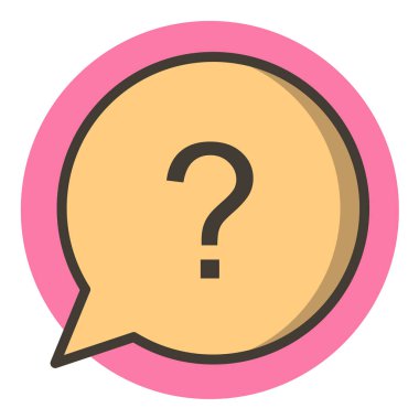 soru işareti vektör simgesi