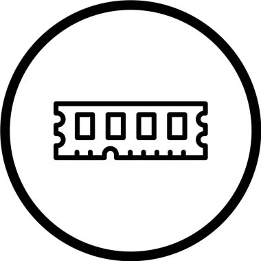 bellek yongası çizimi, basit simge