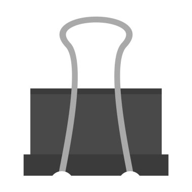 Klipsleme Simgesi Moda Biçiminde İzole Arkaplan       