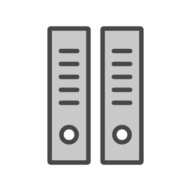 Moda Biçiminde Dosya Simgesi İzole Arkaplan  