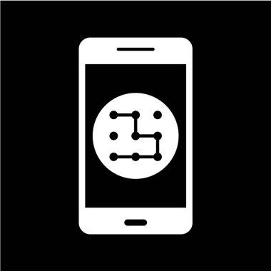 Akıllı telefon simgesi. vektör illüstrasyonu