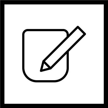 kalem simgesi vektör illüstrasyonu