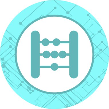 ABACUS Simge Moda Biçimi İzole Arka Gruplandırılmış