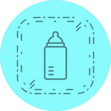 Bebek Besleyici Simgesi Moda Tarzı İzole Arkaplan