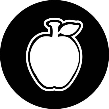 Moda Biçiminde Apple Simgesi İzole Arkaplan