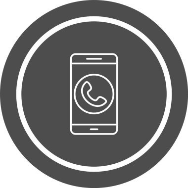  Mobil Uygulama Simgesini Moda Biçimli İzole Arkaplanda Çağır