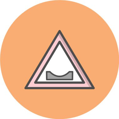 Yol işareti, vektör illüstrasyonu