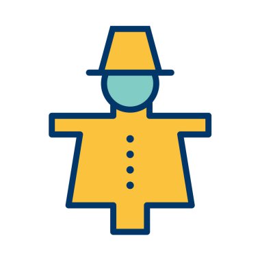 Bahçıvanlık simgesi evli tasarım vektörü illüstrasyonu