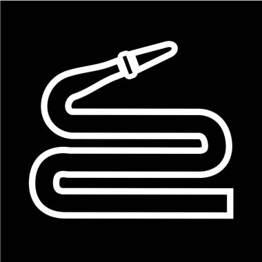 Hortum tipi web simgesi vektör illüstrasyonu 