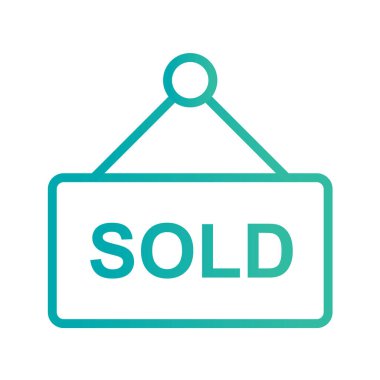 Emlak simgesi vektör illüstrasyonu