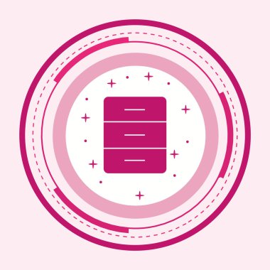  Moda Biçiminde Arşiv Simgesi İzole Arkaplanı