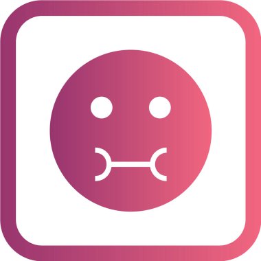 Gülümseme simgesi, vektör illüstrasyonu