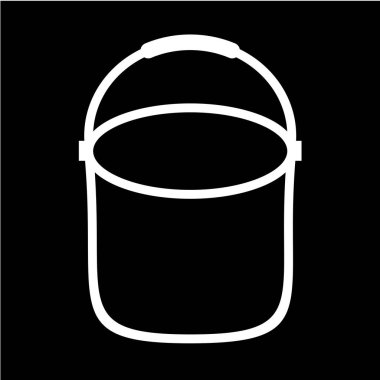 kova ağ ikonu vektör illüstrasyonu 