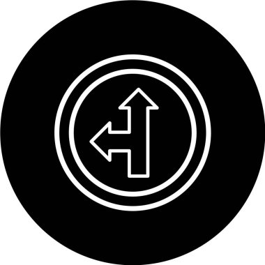 ok simgesi siyah, beyaz pembe sırtüstü izole