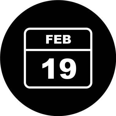 Tarih için takvimi olan illüstrasyon