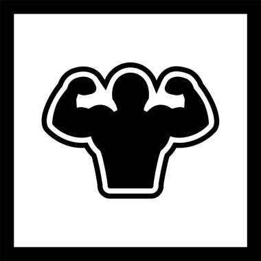 Moda Biçimli Gövde Simgesi İzole Arkaplan