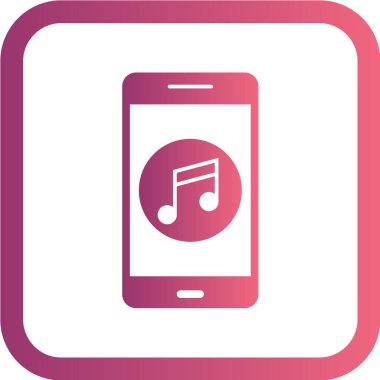 Modern telefon simgesinin vektör illüstrasyonu 