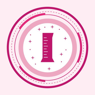 Moda Biçimli Silindir Simgesi İzole Arkaplan      