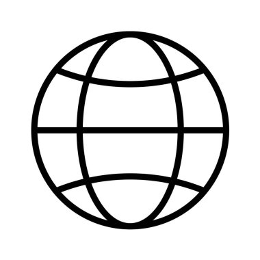 Dünya simgesinin vektör illüstrasyonu