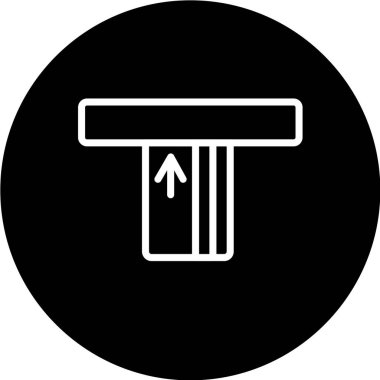 Modern B 'nin vektör illüstrasyonu restoranın ikonundan yoksun