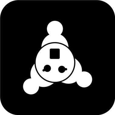 Şirin bir pandanın vektör çizimi