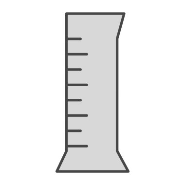 Moda Biçimli Silindir Simgesi İzole Arkaplan      