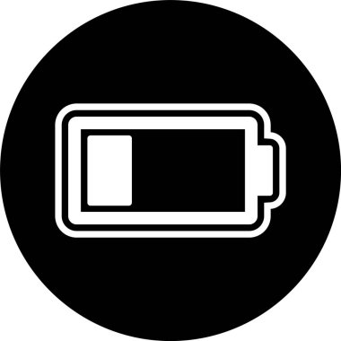 Düşük Batarya Simgesi Moda Tarzı İzole Arkaplan