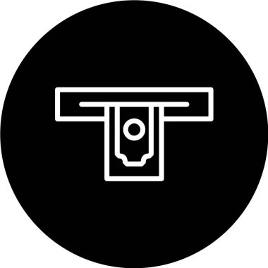 Dolar simgesi, vektör iilüstrasyonu